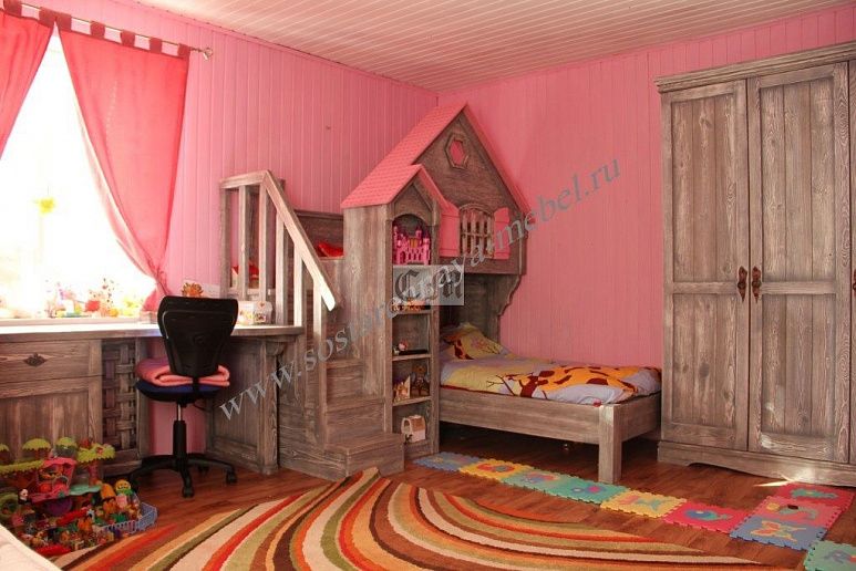 Детская кровать домик – фото